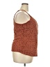 Eri + Ali Orange Brown Sleeveless Blouse Size 2X - photo 4