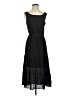 AGB Solid Black Casual Dress Size S - photo 1