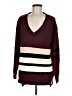 Unbranded Color Block Burgundy Pullover Sweater Size M - photo 1