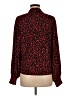 Zara Animal Print Red Long Sleeve Blouse Size M - photo 2