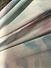 N Touch Tie-dye Blue Short Sleeve Blouse Size L - photo 8