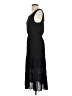 AGB Solid Black Casual Dress Size S - photo 5