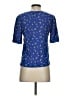 Joules 100% Viscose Blue Short Sleeve Blouse Size 2 - photo 2