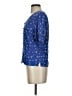 Joules 100% Viscose Blue Short Sleeve Blouse Size 2 - photo 5