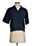 ATM 100% Linen Blue Short Sleeve Blouse Size XS - photo 1