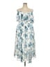 Torrid 100% Polyester Blue Casual Dress Size 2X Plus (2) - photo 1