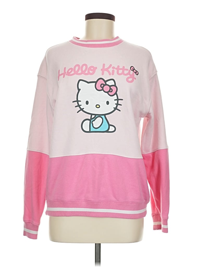 Pre-owned Hello Kitty Sweatshirt In Pink