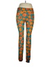 Lularoe Print Orange Leggings Size 1X (Tall & Curvy) - photo 1