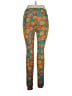Lularoe Print Orange Leggings Size 1X (Tall & Curvy) - photo 2