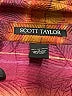 Scott Taylor 100% Polyester Stripes Burgundy 3/4 Sleeve Blouse Size L - photo 7