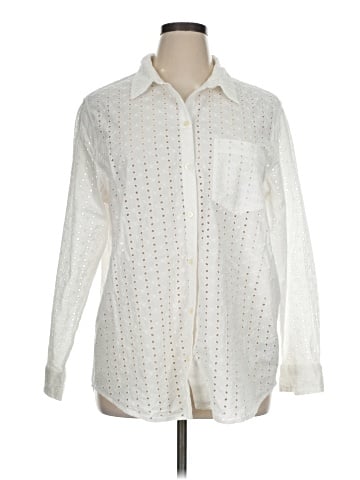 Gap Long Sleeve Button-Down Shirt (view 1)