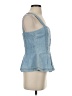 Veronica Beard Jeans Blue Sleeveless Blouse Size 2 - photo 4