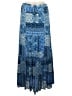 FRYE 100% Rayon Tie-dye Blue Casual Skirt Size M - photo 1