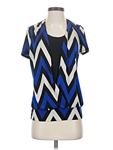 Perseption Concept Short Sleeve Blouse (view 1)