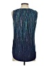 Apt. 9 100% Polyester Blue Sleeveless Blouse Size XS - photo 2