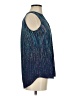 Apt. 9 100% Polyester Blue Sleeveless Blouse Size XS - photo 4