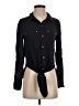 MICHAEL Michael Kors 100% Viscose Black Long Sleeve Button-Down Shirt Size XS - photo 1