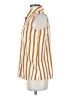 NY Collection Stripes Yellow Sleeveless Blouse Size S - photo 5