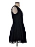Zara Basic Solid Black Casual Dress Size XS - photo 4
