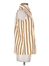 NY Collection Stripes Yellow Sleeveless Blouse Size S - photo 4