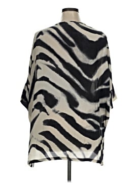 Lafayette 148 New York 3/4 Sleeve Silk Top (view 2)