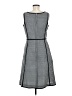Talbots 100% Cotton Houndstooth Gray Cocktail Dress Size 8 - photo 2