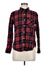Forever 21 Plaid Red Long Sleeve Button-Down Shirt Size M - photo 1