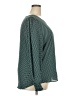 Ann Taylor LOFT 100% Polyester Teal Long Sleeve Blouse Size XXL - photo 4