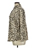 Chico's Animal Print Tan Long Sleeve Blouse Size XL Petite (3) - photo 5