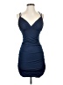 Unbranded Solid Blue Cocktail Dress Size 4 - photo 1