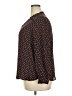 Ann Taylor LOFT 100% Polyester Brown 3/4 Sleeve Blouse Size XXL Petite - photo 5