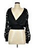 Astr Black 3/4 Sleeve Blouse Size M - photo 1