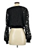 Astr Black 3/4 Sleeve Blouse Size M - photo 2