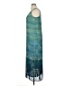 Gabrielle 100% Polyester Tie-dye Teal Cocktail Dress Size 14 - photo 5