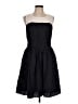 Ann Taylor LOFT 100% Polyester Black Casual Dress Size 10 - photo 1