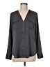 Express Outlet 100% Polyester Gray Long Sleeve Blouse Size M - photo 1
