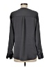 Express Outlet 100% Polyester Gray Long Sleeve Blouse Size M - photo 2