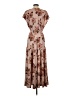 Mia Joy 100% Polyester Floral Tan Casual Dress Size S - photo 2