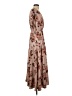 Mia Joy 100% Polyester Floral Tan Casual Dress Size S - photo 4