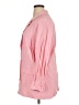 Open Edit Pink 3/4 Sleeve Button-Down Shirt Size XL - photo 5