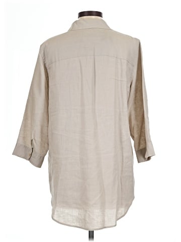 Chico's 3/4 Sleeve Button-Down Shirt (view 2)