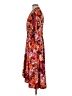 Perceptions Print Orange Casual Dress Size M - photo 5