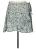Allegra K 100% Rayon Paisley Teal Casual Skirt Size 1X - photo 1