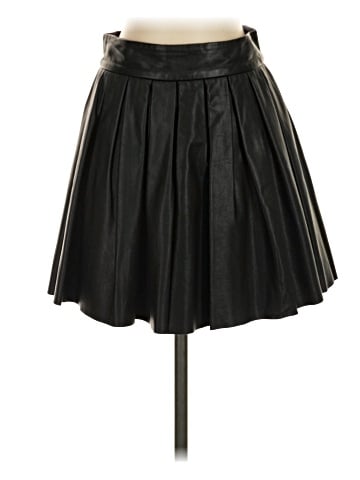 Alice + Olivia Leather Skirt (view 1)