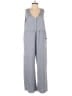 Assorted Brands Solid Gray Blue Jumpsuit Size M - photo 1