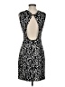 Zara Basic Graphic Black Cocktail Dress Size S - photo 2