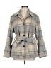H&M Plaid Gray Coat Size M - photo 1