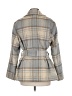 H&M Plaid Gray Coat Size M - photo 2