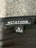 Notations Black 3/4 Sleeve Top Size XL - photo 7