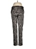 Topshop Print Black Casual Pants Size 8 - photo 1